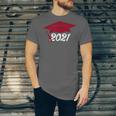Class Of 2021 Burgundy Regalia Graduation Unisex Jersey T-Shirt