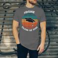 Class Of 2021 Done Senior Graduation Retro Sunset Unisex Jersey T-Shirt