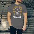 Class Of 2025 Senior Graduation Cross Quote Faith In God Unisex Jersey T-Shirt