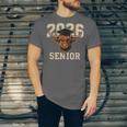 Class Of 2026 Highland Cow Senior Graduation School Pride Unisex Jersey T-Shirt