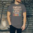 Class Of 2026 Senior Twelve Years Later Sloth Graduation Unisex Jersey T-Shirt