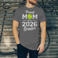 Class Of 2026 Tennis Mom Senior Graduation Graduate Unisex Jersey T-Shirt