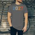 Class Of 2027 Graduate Shirts For Men Women Graduation Retro Unisex Jersey T-Shirt