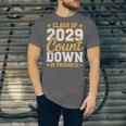 Class Of 2029 Count Down Fun First Day 8th Grade Graduation Unisex Jersey T-Shirt