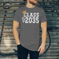 Class Of 2035 Grow With Me Boy Girl First Day Of Graduation Unisex Jersey T-Shirt