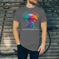Color Our World Summer Reading 2025 Tree Book Lover Camping Unisex Jersey T-Shirt
