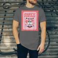 Cool Fun Cute Party Introvert Cat Character Unisex Jersey T-Shirt