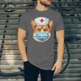 Corgi Dog Nurse RN Nursing School Graduation Unisex Jersey T-Shirt