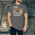 I Like Craft Beer & Maybe 3 People Introvert Beer Fans Unisex Jersey T-Shirt
