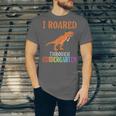 Dinosaur Graduation I Roared Through Kindergarten T-Shirt Unisex Jersey T-Shirt