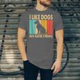 I Like Dogs And Maybe 3 People Introvert Unisex Jersey T-Shirt I Like Dogs And Maybe 3 People Introvert Unisex Jersey T-Shirt
