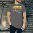 Done Class Of 2026 Graduation Unisex Jersey T-Shirt