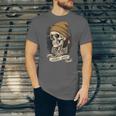 Elder Emo Skeleton Beanie Nostalgia Scene Aesthetic Unisex Jersey T-Shirt