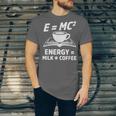 EMC2 Energy Milk x Coffee Science Book Math Lover Unisex Jersey T-Shirt