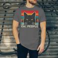 Ew People Cat Saying Introvert Women Men Kids Unisex Jersey T-Shirt Ew People Cat Saying Introvert Women Men Kids Unisex Jersey T-Shirt