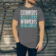 Extroverts Sparkle Introverts Glow Introvert Unisex Jersey T-Shirt