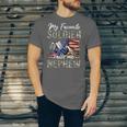 My Favorite Soldier Calls Me Nephew Army Graduation Nephew Unisex Jersey T-Shirt