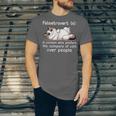 Felinetrovert Definition Cat Lover Introvert Humor Cats Unisex Jersey T-Shirt
