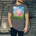 Frutiger Aero Aesthetic Tech Kawaii Strawberry Milk Fishes Unisex Jersey T-Shirt Frutiger Aero Aesthetic Tech Kawaii Strawberry Milk Fishes Unisex Jersey T-Shirt