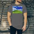 Frutiger Aero Meadow Aesthetic Y2k 2000s Ironic Nostalgic Unisex Jersey T-Shirt Frutiger Aero Meadow Aesthetic Y2k 2000s Ironic Nostalgic Unisex Jersey T-Shirt
