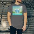 Frutiger Aero Y2k Aesthetic Palm Trees Cyber Beach World Unisex Jersey T-Shirt Frutiger Aero Y2k Aesthetic Palm Trees Cyber Beach World Unisex Jersey T-Shirt