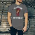 Future HBCU Grad Girl Wearing Graduation Gown Unisex Jersey T-Shirt