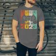 GAME OVER Class Of 2023 Video Games Vintage Graduation Gamer Unisex Jersey T-Shirt