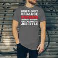 Genealogist Miracle Worker Genealogy Graduation Unisex Jersey T-Shirt