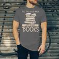 All The Good Men Are In My Books Romance Novel Unisex Jersey T-Shirt