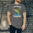 I Graduated Can I Go Fishing Now 2025 Graduation Fisher Unisex Jersey T-Shirt