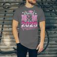 Graduation 2025 Proud Mom Of 2025 Graduate Floral Women Unisex Jersey T-Shirt