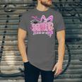 Graduation 2027 Senior 2027 Class Of 2027 Coquette Pink Girl Unisex Jersey T-Shirt