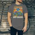 Graduation 2nd Grade Monster Truck Boys I Crushed Grad Unisex Jersey T-Shirt