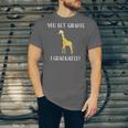 Graduation Shirt You Bet Giraffe I Graduated Pun Unisex Jersey T-Shirt