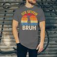 Graduation Six Seven Bruh Dabbing 67 Meme 6 7 Boys Kids Unisex Jersey T-Shirt