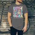 Groovy In My Last Day Of School Era Second Grade Graduation Unisex Jersey T-Shirt
