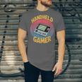 Handheld Gamer Retro Portable Console Nostalgia Unisex Jersey T-Shirt Handheld Gamer Retro Portable Console Nostalgia Unisex Jersey T-Shirt