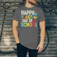Happy Last Day Of School Teacher Kids Boys Girls Graduation Unisex Jersey T-Shirt