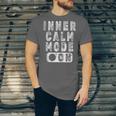 Inner Calm Mode On Introvert Saying Unisex Jersey T-Shirt Inner Calm Mode On Introvert Saying Unisex Jersey T-Shirt