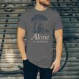 Introvert Alone Is Enough Social Battery Low Antisocial Unisex Jersey T-Shirt