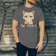 Introvert Anime Cat Ew People Unisex Jersey T-Shirt Introvert Anime Cat Ew People Unisex Jersey T-Shirt