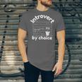 Introvert By Choice Introverted Unisex Jersey T-Shirt Introvert By Choice Introverted Unisex Jersey T-Shirt