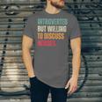 Introvert Cute Horse Lover Horse Riding Equestrian Unisex Jersey T-Shirt