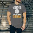 Introvert Guitarist Only Need Guitar Enjoy Acoustic Music Unisex Jersey T-Shirt