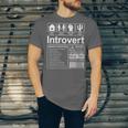 Introvert Label Antisocial Loner Socially Awkward Unisex Jersey T-Shirt