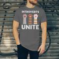 Introvert Unite Kitty Paws Raise Introverted Gathering Unisex Jersey T-Shirt Introvert Unite Kitty Paws Raise Introverted Gathering Unisex Jersey T-Shirt