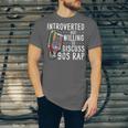 Introverted But Willing To Discuss 90s Rap Socially Awkward Unisex Jersey T-Shirt