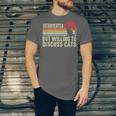 Introverted But Willing To Discuss Cats Kitten Pet Lover Unisex Jersey T-Shirt