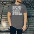 Introverted But Willing To Discuss Thomistic Metaphysics Unisex Jersey T-Shirt Introverted But Willing To Discuss Thomistic Metaphysics Unisex Jersey T-Shirt