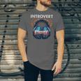 Introvert's Best Friend Noise-Canceling Headphones Unisex Jersey T-Shirt